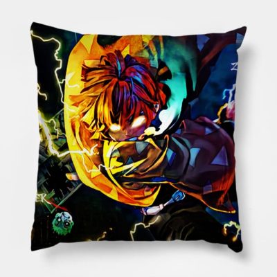 Zenitsu One Only Best Position Throw Pillow Official Demon Slayer Merch