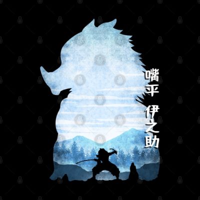 Minimalist Silhouette Inosuke Tapestry Official Demon Slayer Merch