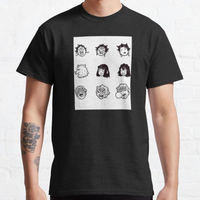 Demon Slayer Chibi Faces T-Shirt Official Demon Slayer Merch