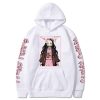 Anime Demon Slayer Hoodies Kamado Nezuko Kimetsu No Yaiba Streetwear Sweatshirts Hoodie Oversized Cozy Tops Pullovers 6 1 - Demon Slayer Store