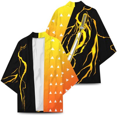 KimonolZenitzuswordstyle GOOGLEAD 2sides - Demon Slayer Store