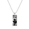 Anime Stainless Steel Necklace Demon Slayer Kimetsu No Yaiba Figure Pendant Necklaces For Men Women Cosplay 2 - Demon Slayer Store